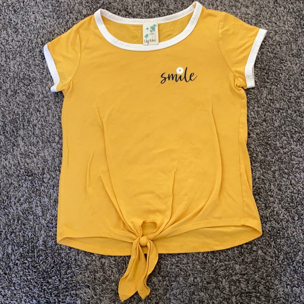 Yellow shirt